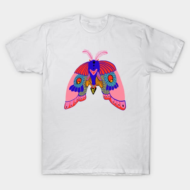 Butterfly (blue) T-Shirt by ezrawsmith